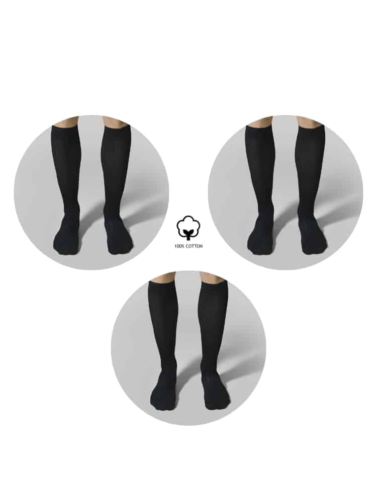 Αντρικές Κάλτσες Τεχνολογίας Συμπίεσης με Βαμβάκι