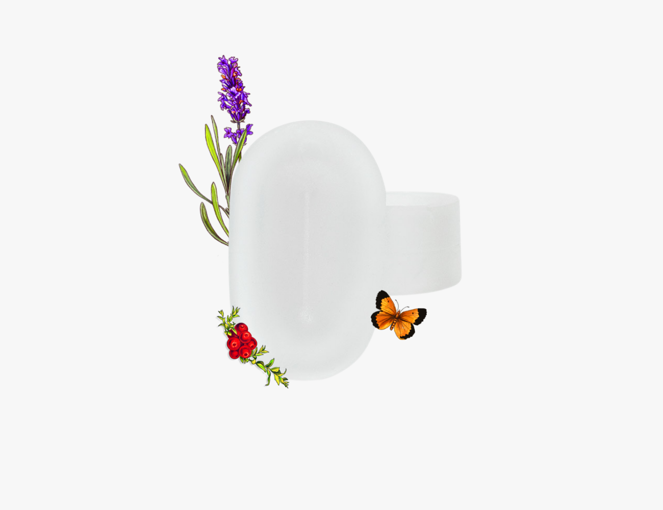 Διαχωριστικό Δακτύλων για το Κότσι με Βιολογικά Αιθέρια Έλαια 2τμχ.