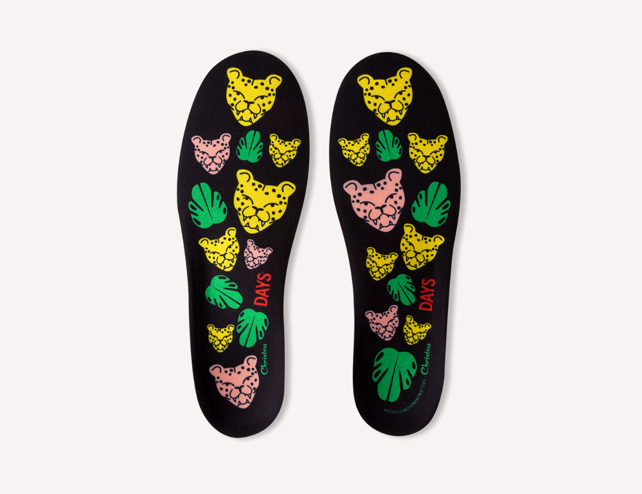 Ανατομικοί Πάτοι για Παιδιά Cheetahs Comfy Black