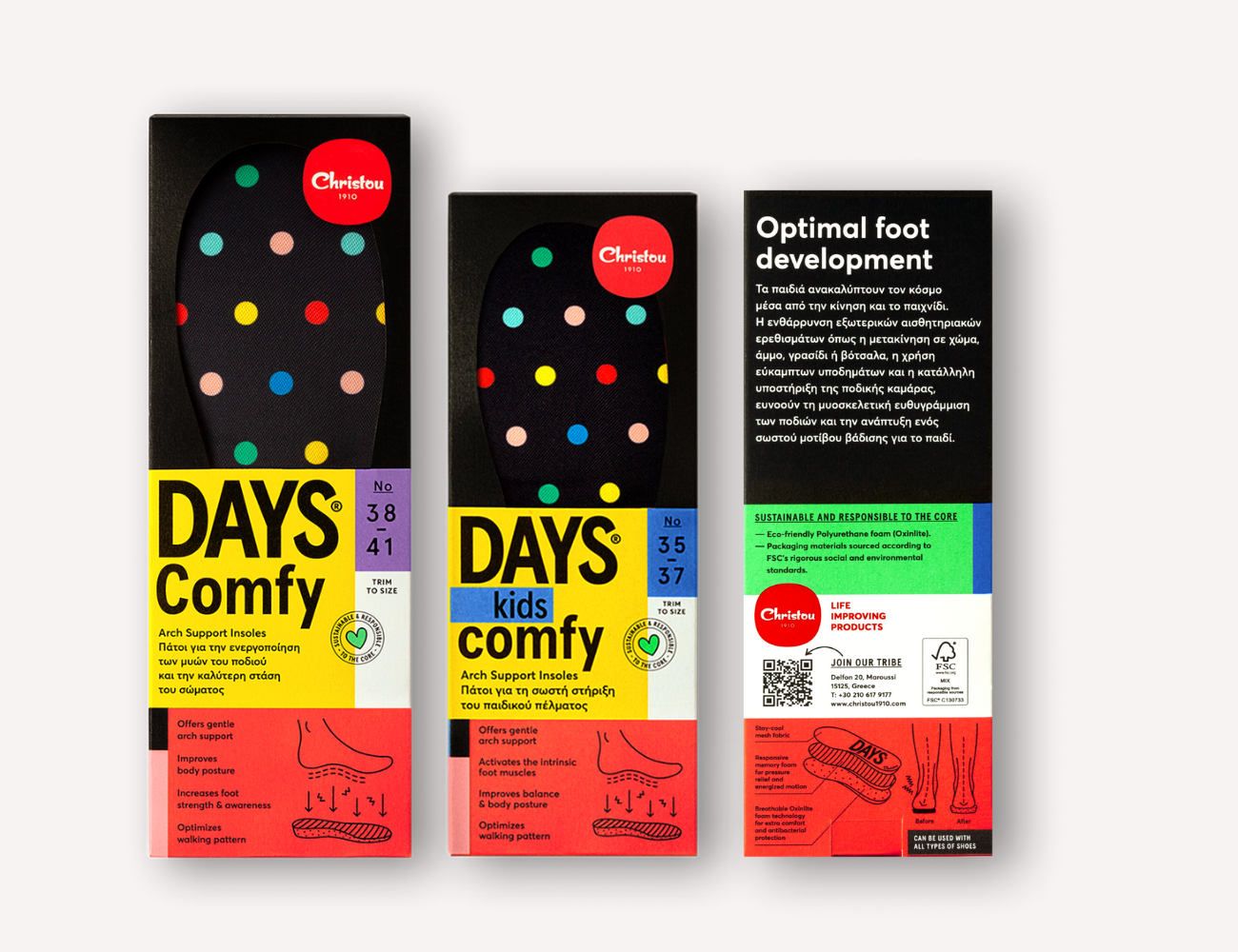 Ανατομικοί Πάτοι για Παιδιά Polka Dot Comfy