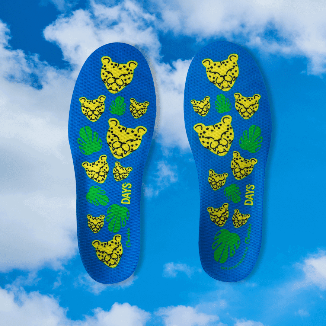 Ανατομικοί Πάτοι για Ενήλικες Cheetahs Comfy Blue