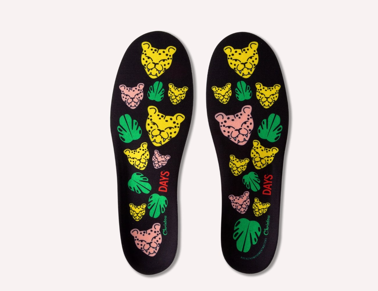 Ανατομικοί Πάτοι για Ενήλικες Cheetahs Comfy Black