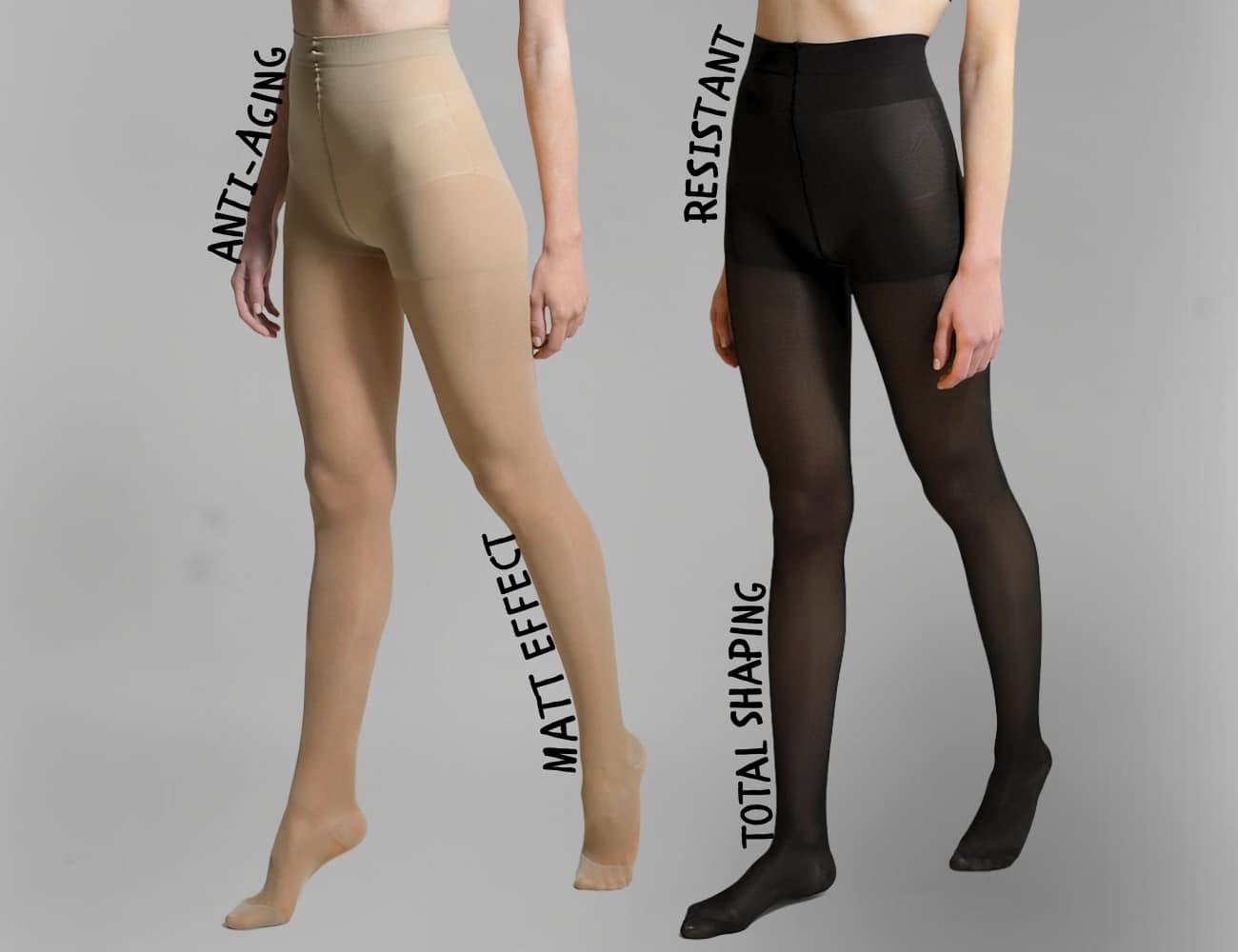 Πακέτο 2 Καλσόν Τεχνολογίας Συμπίεσης 140 DEN -χρώματος της επιλογής σας