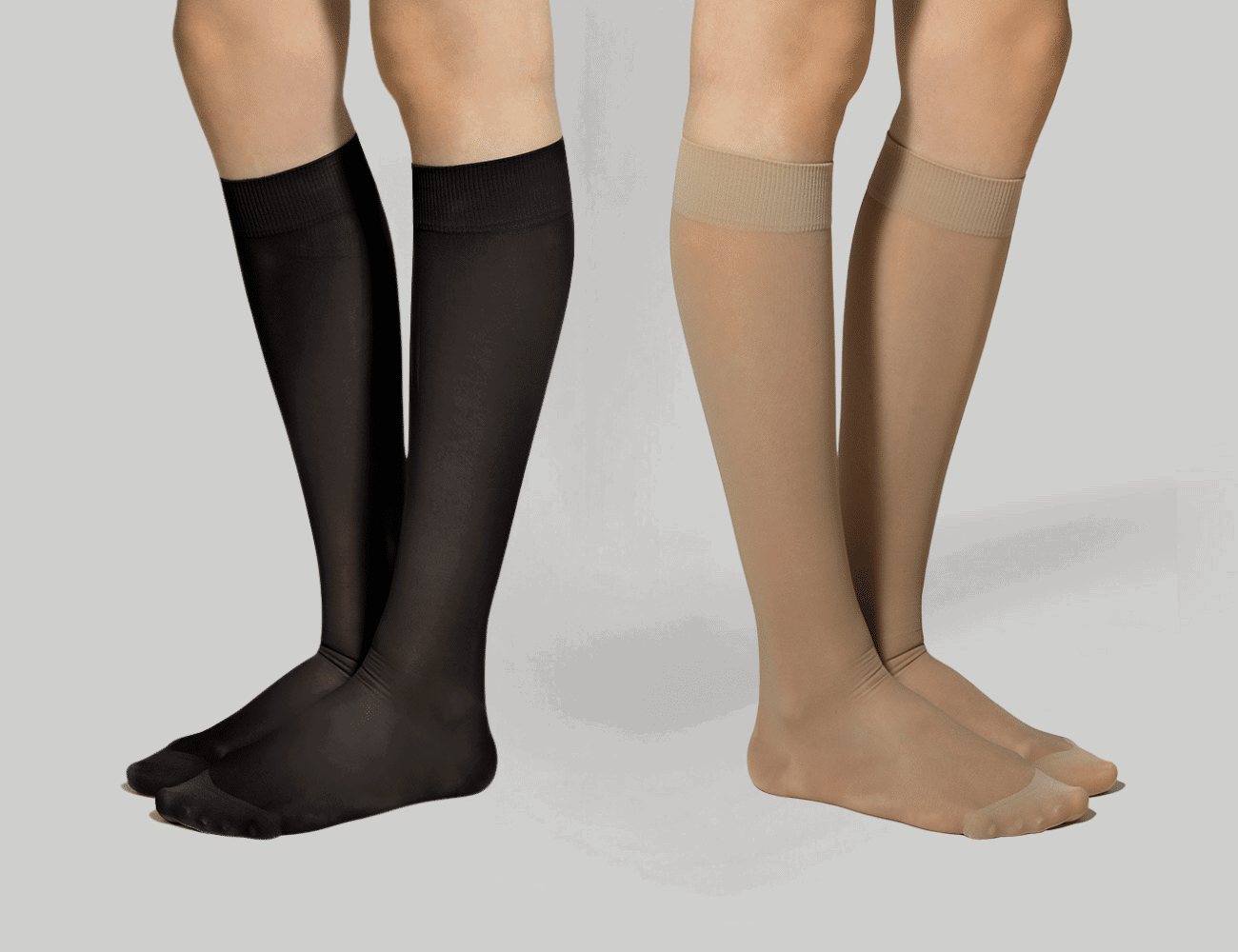 Πακέτο 2 Κάλτσες Τεχνολογίας Συμπίεσης – χρώματος της επιλογής σας