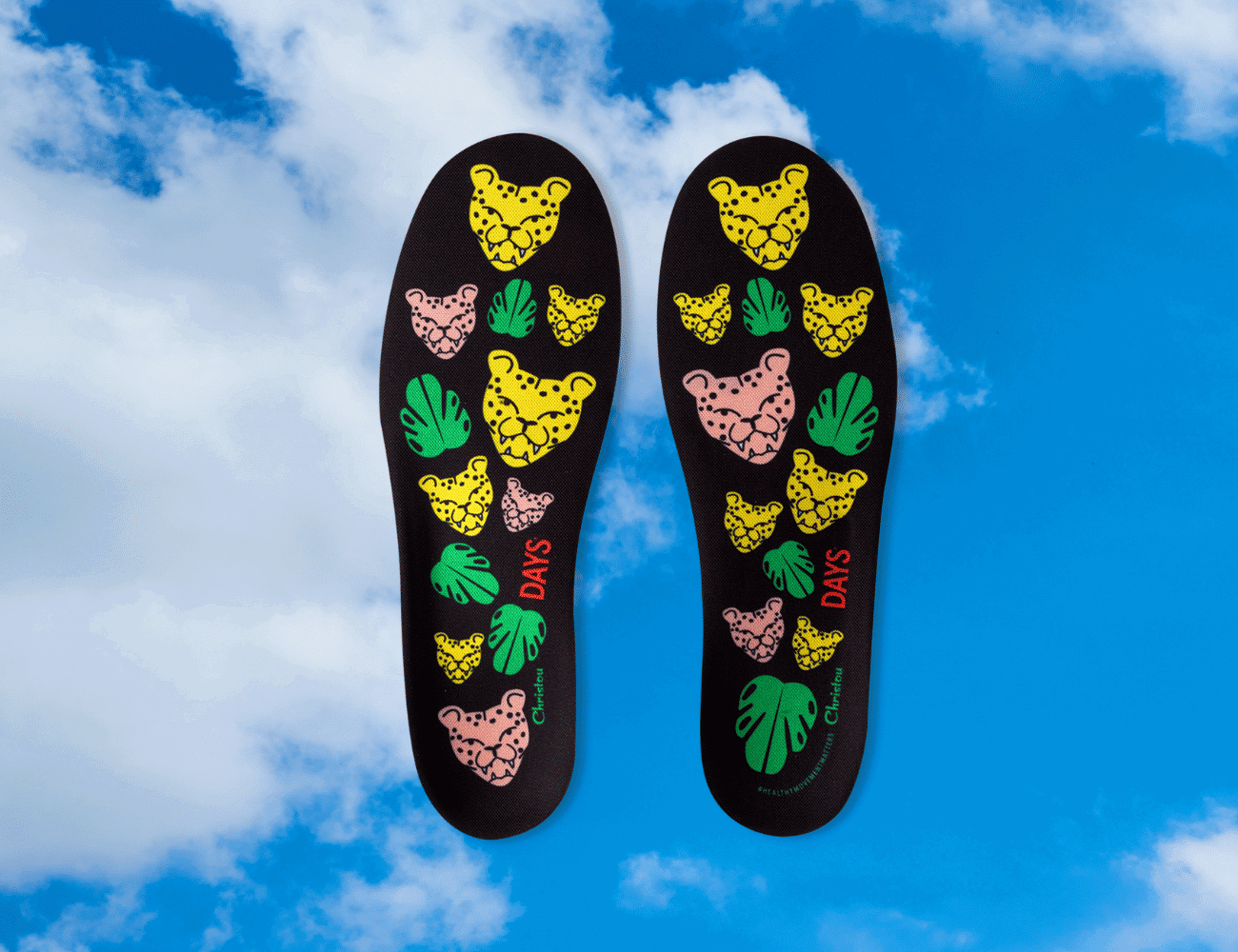 Ανατομικοί Πάτοι για Ενήλικες Cheetahs Comfy Black