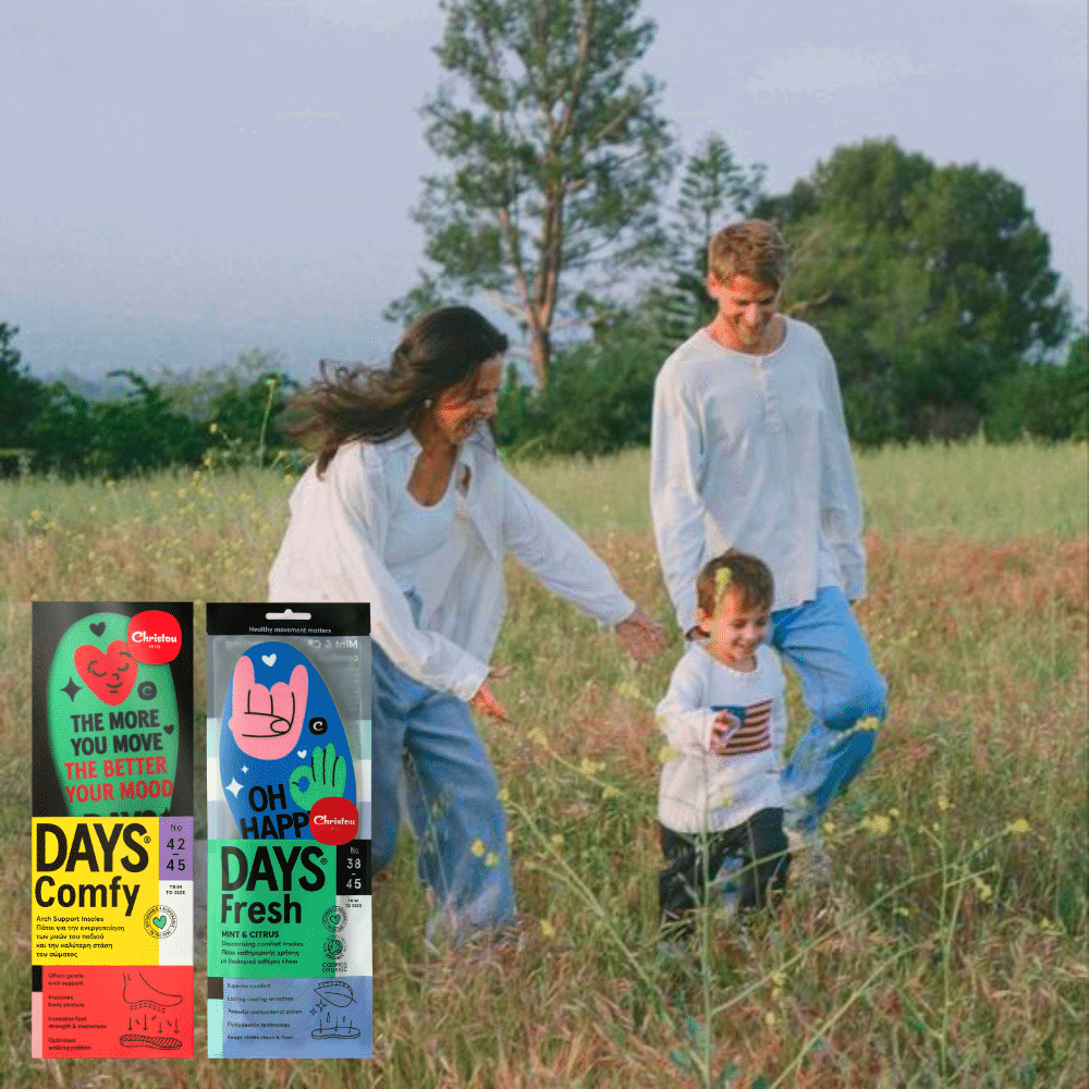 Family of 3: Σετ 3 Ανατομικοί + 3 Αρωματικοί Πάτοι Days