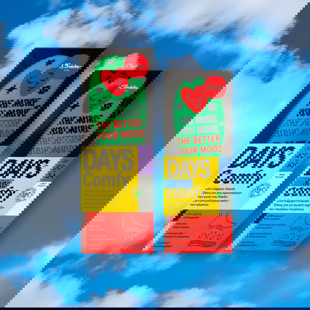 Πακέτο 2 Ανατομικοί Πάτοι Days Comfy