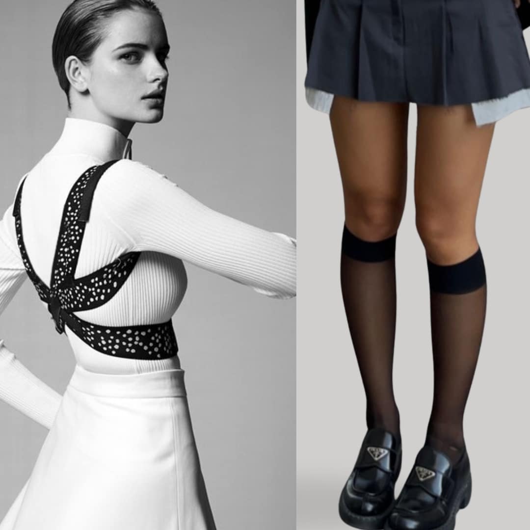 1 ιμάντας πλάτης + Κάλτσες Τεχνολογίας Συμπίεσης- χρώματος της επιλογής σας