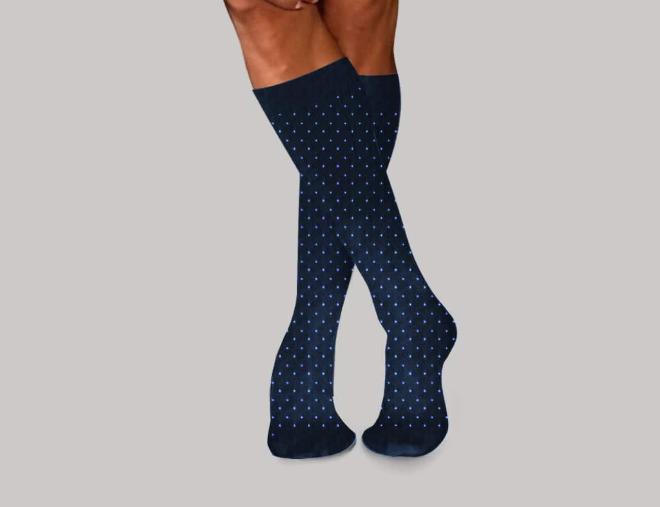 Αντρικές Κάλτσες Τεχνολογίας Συμπίεσης Swiss Dots με Βαμβάκι