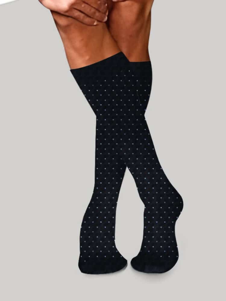 3 Αντρικές Κάλτσες Τεχνολογίας Συμπίεσης Swiss Dots με Βαμβάκι -10%